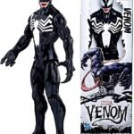 Marvel Spider-Man Titan Series Black Suit Spider-Man Action Figure (Scale 30 cm), Superhero Toy for Children from 4 Years