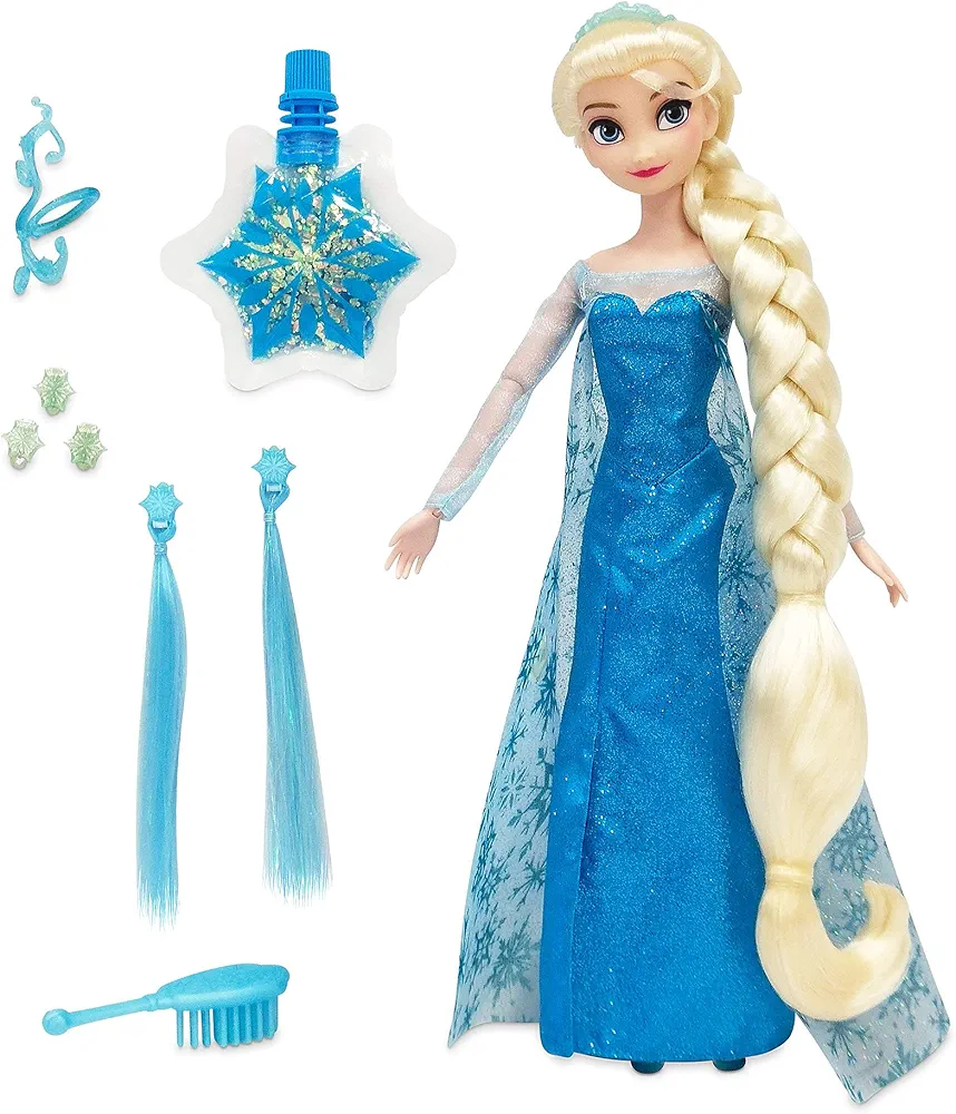 818xxXT6SsL._AC_UF894,1000_QL80_FMwebp_ Disney Elsa Hair Play Doll – Frozen – 11 ½ Inches - Image 1