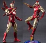 MK85Ironman(Deluxe Version) Light with Chest and Eyes Action Figure|Metal Painting Collectable Toys,All Joints Movable with Multi Weapon Accessories and Gift Set (1/10 Scale) - Image 3