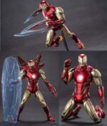 MK85Ironman(Deluxe Version) Light with Chest and Eyes Action Figure|Metal Painting Collectable Toys,All Joints Movable with Multi Weapon Accessories and Gift Set (1/10 Scale) - Image 4