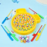 45 Fish Musical Fishing Game Toy with 4 Fishing Rods - Image 2