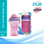 PUR Activity Straw Cup 390ml (BPA Free) – 12+ Months (5511) - Image 2