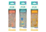 PUR Wide Neck Baby Feeding Bottle 11oz (325ml) – BPA Free | Variable Flow (V) | 3+ Months (9017)