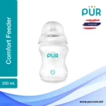 PUR Comfort Feeder Baby Feeding Bottle 8oz (250ml) – BPA Free | Medium Flow (1302) - Image 2