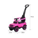 Baby Push Ride On Jeep Car with Parent Handle - Image 3