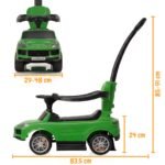 3 in 1 Baby Push Ride On Car – Cayenne Style - Image 6