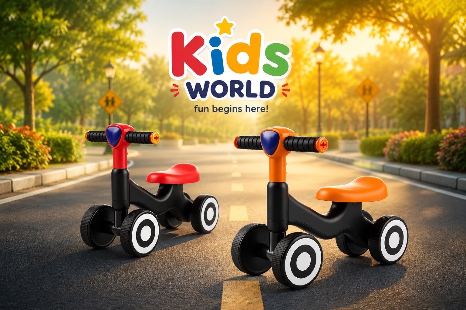 IMG-20260726-WA0011 Kids Balance Ride-On Bike (Toddler Push Bike) - Image 1