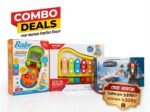 Kids Learning Combo Deal – Baby Phone + Vocal Piano + Robot Transformer