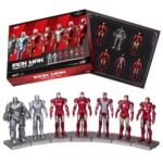 Iron Man Collectible Action Figure Iron Man MK1-MK7: The Infinity Saga Marvel 1/12 Scale ZD Toys - Image 3