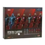 Iron Man Collectible Action Figure Iron Man MK1-MK7: The Infinity Saga Marvel 1/12 Scale ZD Toys