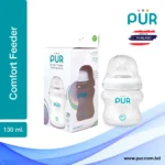 PUR Comfort Feeder Baby Feeding Bottle 5oz (150ml) – BPA Free | Medium Flow (1301)