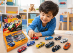 Hot Wheels 10-Piece Die-Cast Racing Car Gift Set