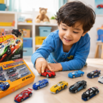 Hot Wheels 10-Piece Die-Cast Racing Car Gift Set