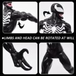 Marvel Spider-Man Titan Series Black Suit Spider-Man Action Figure (Scale 30 cm), Superhero Toy for Children from 4 Years - Image 4