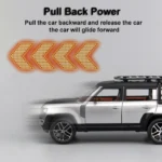 1:24 Land Rover Defender Die-Cast Model Car - Image 7