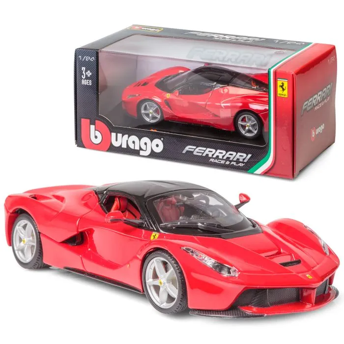 f05d986261b4afc038a4c5ac7a6ec66b.jpg_720x720q80.jpg_ Ferrari SF90 Stradale Red with Black Top 1/24 Diecast Model Car by Bburago - Image 1