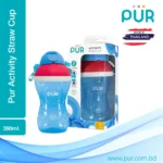 PUR Activity Straw Cup 390ml (BPA Free) – 12+ Months (5511) - Image 3