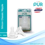 Pur Silicone Classic Nipple L (Fast Flow) – 2pcs (3207)