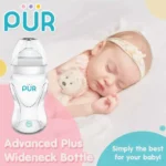 PUR Advanced Plus Wide Neck Feeding Bottle 250ml (8oz) – BPA Free | Anti-Colic | 3+ Months 9812 - Image 2