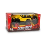 Crazy Burst Cross Country RC Jeep – 4WD Style Rechargeable Remote Control Car with LED Lights - Image 3
