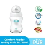 PUR Comfort Feeder Baby Feeding Bottle 8oz (250ml) – BPA Free | Medium Flow (1302)