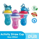 PUR Activity Straw Cup 390ml (BPA Free) – 12+ Months (5511)