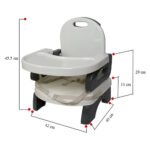 Mastela Deluxe Comfort Folding Booster Seat Infant feeding seat with tray - Image 4