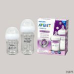 Philips Avent Natural Glass Feeder Twin Pack 125ml 0m+ & 240ml 1m+ (2 Bottles) - Image 3