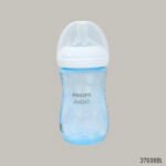 Philips Avent Natural Response Color Baby Feeding Bottle Wide Neck PP 1m+, 260ml Single Bottle - Blue - Image 3