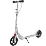 Hapsters Urban Scooter – Height Adjustable Foldable Kick Scooter White - Image 2