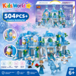 Princess Ice Castle Building Block Set – 504+ PCS