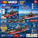 Combat Aircraft Carrier Building Blocks (507 PCS)