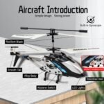 Rc Helicopter - 3.5CH Metal RC Helicopter With Lights Remote Controller Helicopter - Image 3