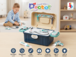 Kids Doctor Medical Checkup Play Set with Monitor & Carry Case