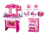 Kids Kitchen Set Toy Pretend Play Cooking Game Children Kitchen Toy for Girls - Image 2