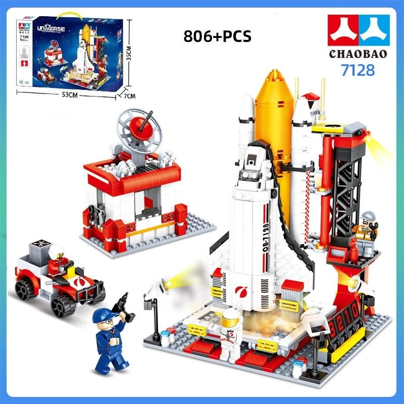 Space Shuttle Launch Building Block Set (806+ PCS) - Image 4