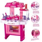 Kids Kitchen Set Toy Pretend Play Cooking Game Children Kitchen Toy for Girls - Image 5