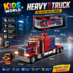 1:24 Scale Heavy Truck Die-Cast Metal Model