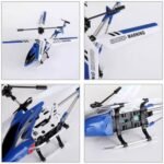Rc Helicopter - 3.5CH Metal RC Helicopter With Lights Remote Controller Helicopter - Image 4
