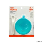 Rovco Baby Feeding Bowl with Spoon 6+ - Blue