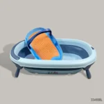 Rovco Multifunctional Folding Baby Bathtub with Bed - Blue - Image 2