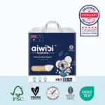 Aiwibi Australia Premium Baby Diaper Newborn Tape - Belt 0-5Kg 22pcs